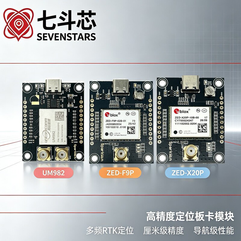 Zed-F9P X20P/M10S/Mosaic P3 P6 P8/Um982 Gnss/Rtk/Ppp Module Board Zed-F9P X20P/M10S/Mosaic P3 P6 P8/Um982 Gnss/Rtk/Ppp Module Board