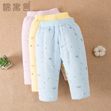 纯手工棉花棉裤儿童加厚内外穿保暖裤男女宝宝高腰冬季裤子棉衣服