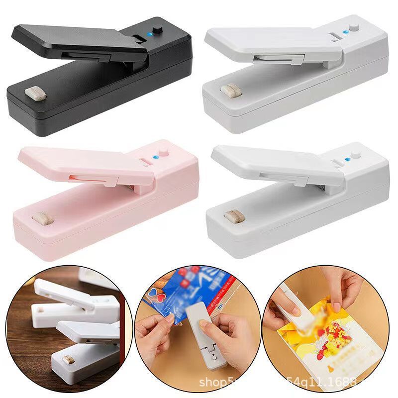 充電式ミニシール機ポータブルシールクリップヒートシール機磁気シールクリップ食品防湿シーラー|undefined
