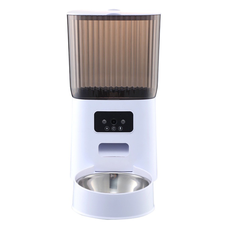 Comedero Automático para Mascotas de 5L, Popular en el Extranjero, Producto Inteligente con Dispensador de Comida para Gatos con Temporizador y Dosificación, Comedero Remoto para Perros.