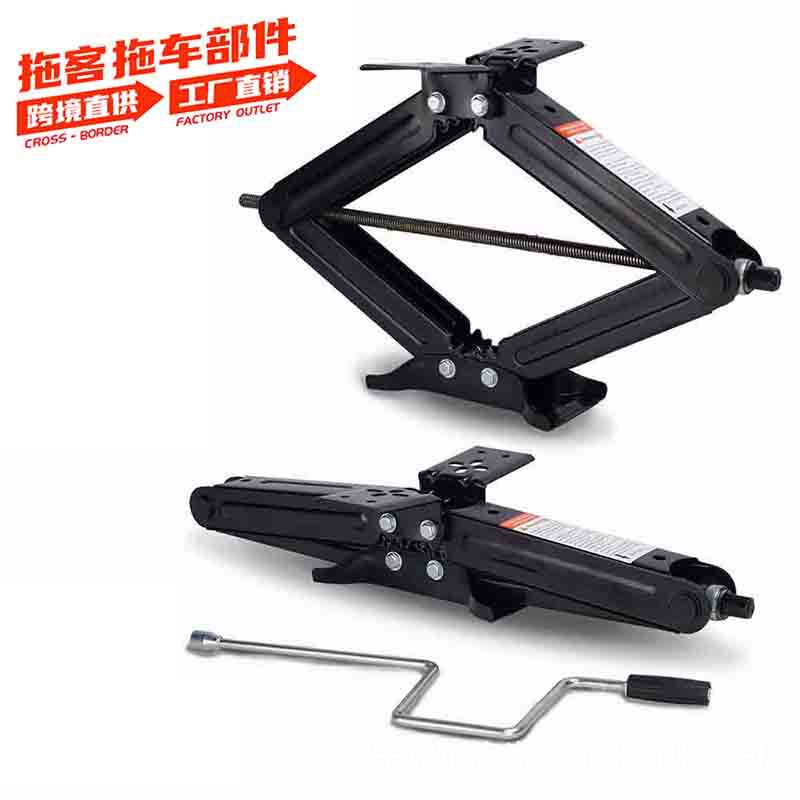 2.27吨厂家直销剪式驻车支撑房车拖车千斤顶支腿配件 utv平衡支架