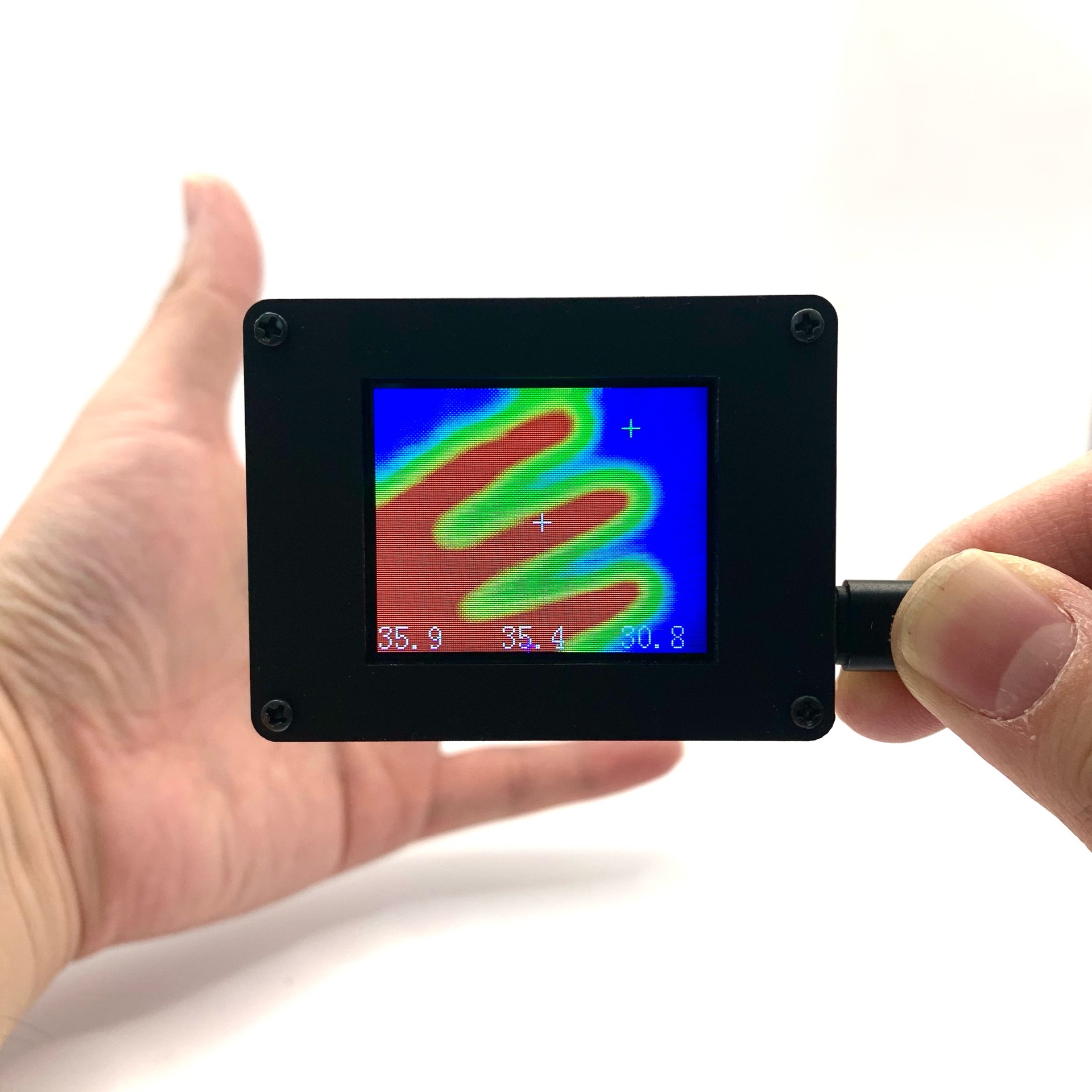 MLX90640 红外热成像 红外热像仪 1.8寸彩屏 传感器分辨率32x24