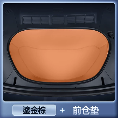 Trunk Mat – Mat, Full Surround Type, Special - select-gilt-brown-front-compartment-mat-audi-e7x
