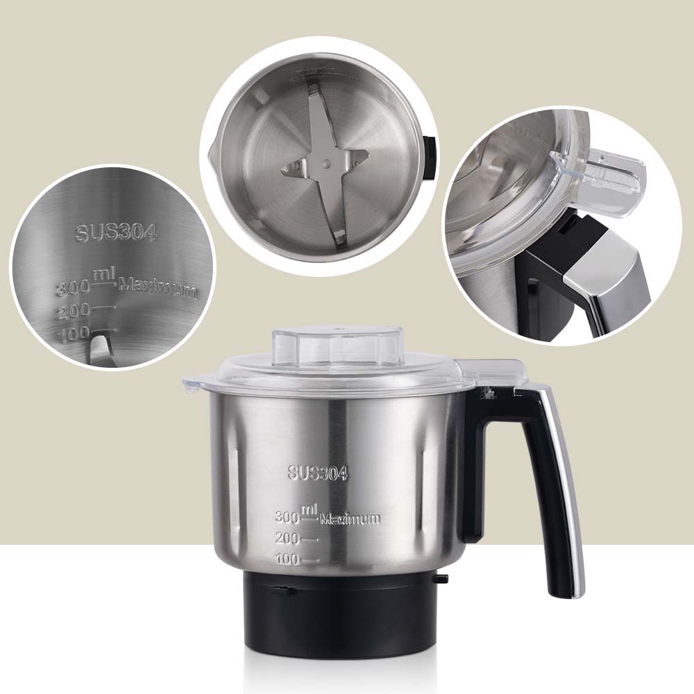 Winningstar cross-border 1.8L de cuatro cuchillos de acero inoxidable exprimidor de jugo de café multifuncional dos en uno exprimidor