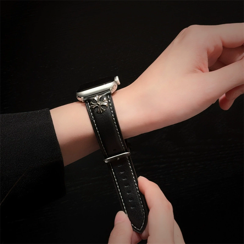 Совместимо с Apple 42/44/45/49 Crowxin ремешок на Apple Watch 38/40/41мм модный бренд кросс-борт