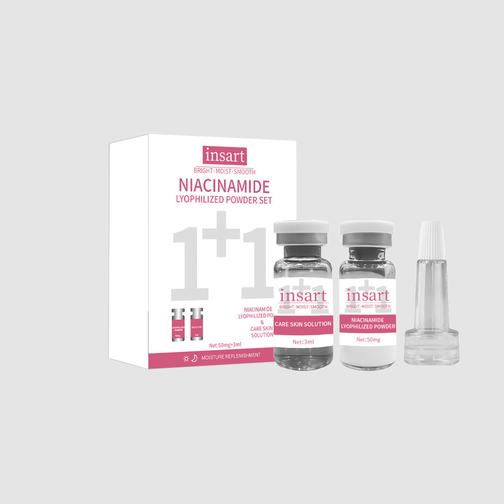 Set de Polvo Liofilizado de Péptido de Cobre y Colágeno, Hidratante, para Cuidado Facial