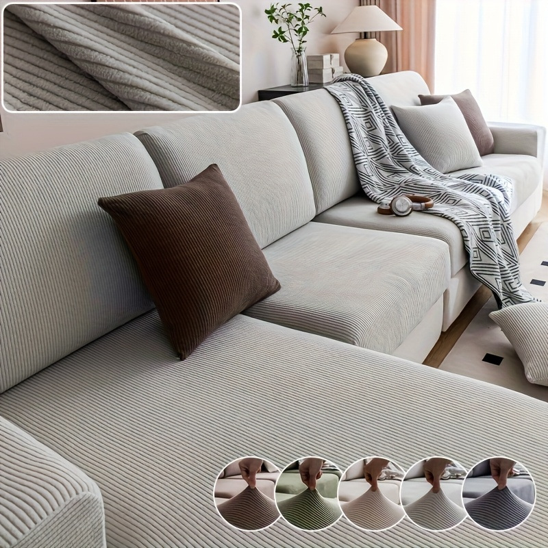 Moderno y simple cubierta de sofá elástico cubierta de cojín de sofá universal todo incluido cubierta de sofá universal se puede lavar a máquina cuatro estaciones cubierta de sofá universal
