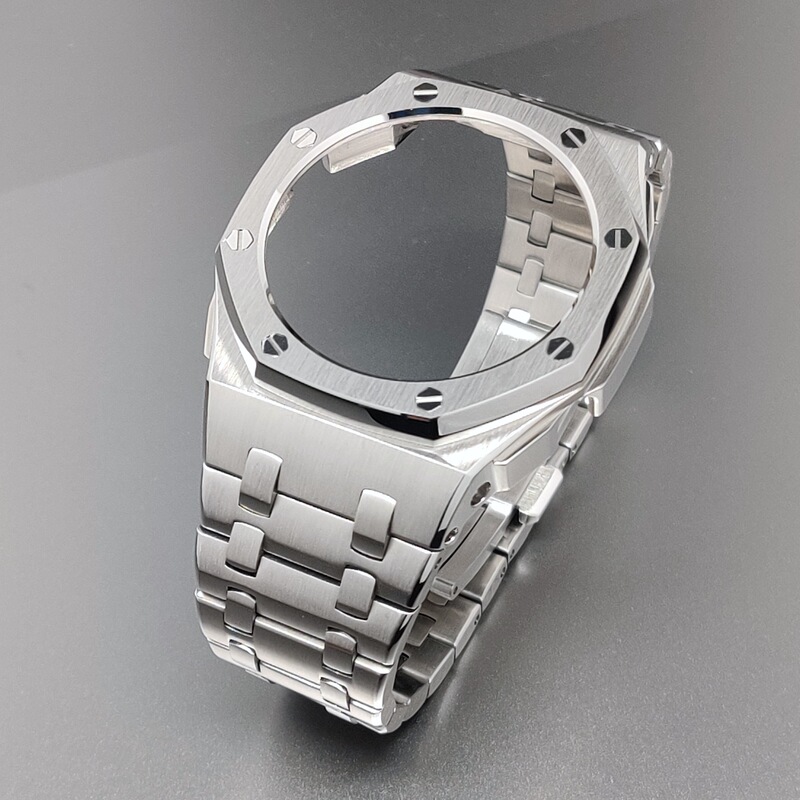 Suitable for AP farmhouse Oak GA2100/GA2110 watch band three generation modified metal stainless steel watch band Steel Band Suitable for AP farmhouse Oak GA2100/GA2110 watch band three generation modified metal stainless steel watch band Steel Band