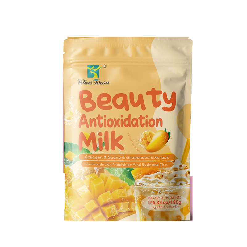 Export Weight Loss Shakes Export Beauty Gluat Milk Mango Flavored Milk Tea