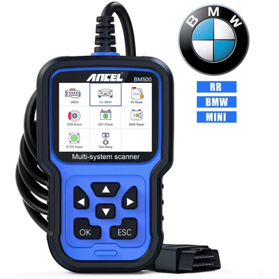 ANCEL BM500 BMW scan tool full system car scanner multi-language OBD2 diagnostic tool (Avtomobil diaqnostika alətləri)