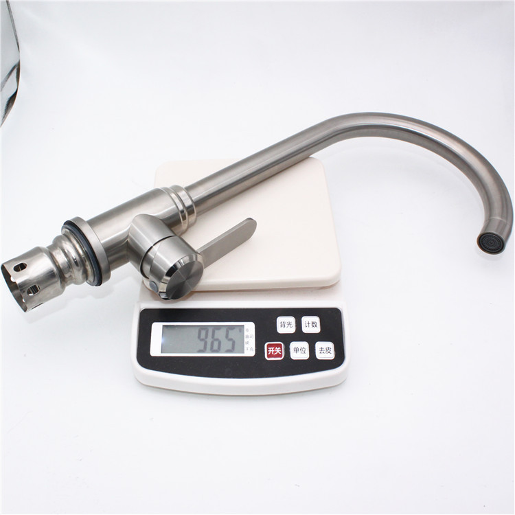 Sanitary Ware Manufacturers Wholesale 304 Stainless Steel Faucet Pyramid Kitchen Dish Basin Sink Hot and Cold Faucet Wholesale