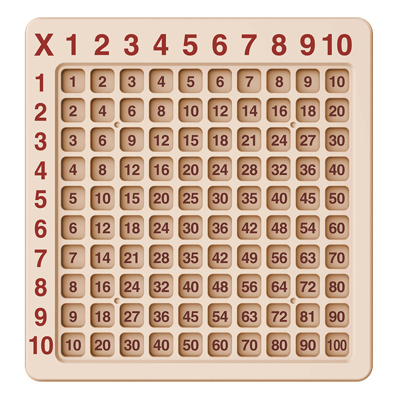 99 tabla de multiplicación matemática práctica de matemáticas de la escuela primaria 99 multiplicación lógica puzzle juegos de mesa
