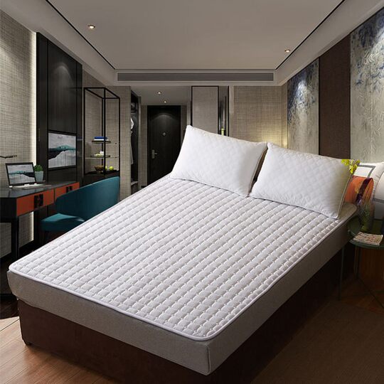 Mattress Cleaning Mat Hotel Hotel Anti-slip Mat Sanding Cleaning Mat Bed Pad Polyester Cotton Quilted Padded Mattress