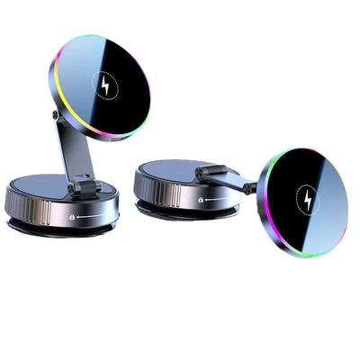 Phone Holder 2026 New Model: Car phone holder - k5-wireless-charging-colorful-atmosphere-light