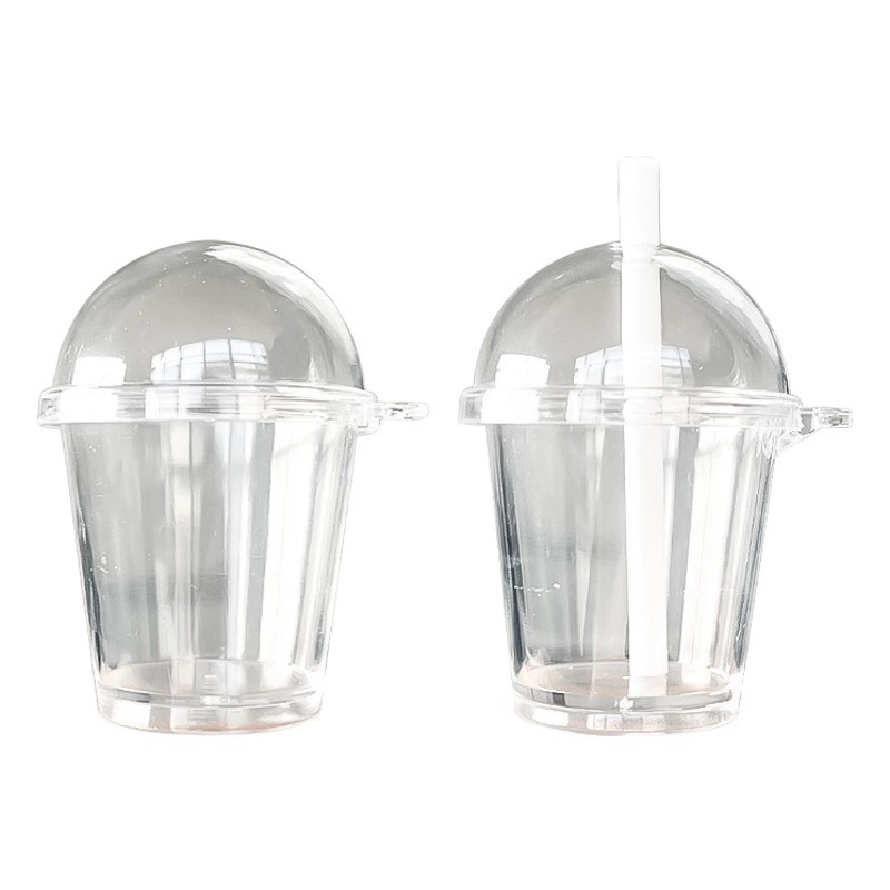 Миниатюрная имитация деревянной чашки для чая, миниатюрная игрушка-еда, детский игровой набор для ролевых игр, набор для творчества из кремового клея, материал для изготовления чашки