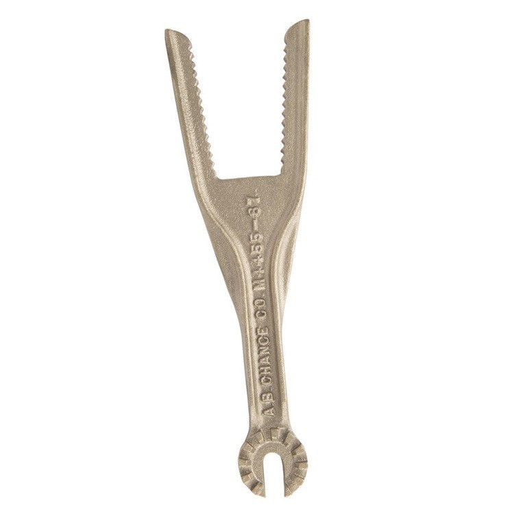 绝缘子铝制悬式连接工具重牙槽U型夹M445587球型牙槽适配器