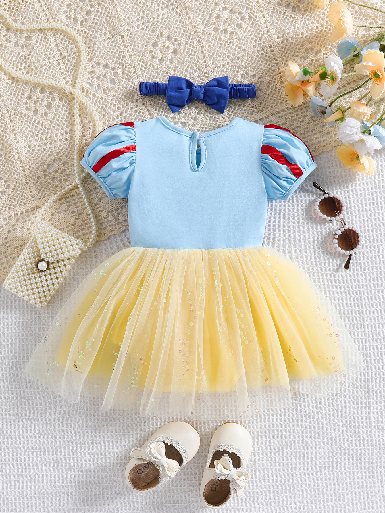 Ropa de baile para niños, falda de ballet para niñas, falda de baile hinchada de princesa de manga corta de verano, ropa de práctica para niños de danza china image 5