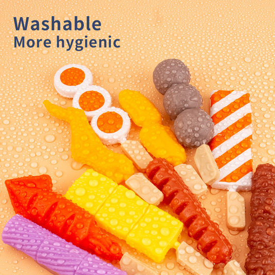 Foreign trade cross-border hot sale simulation food barbecue BBQ toys children play house kitchen barbecue skewers suit wholesale