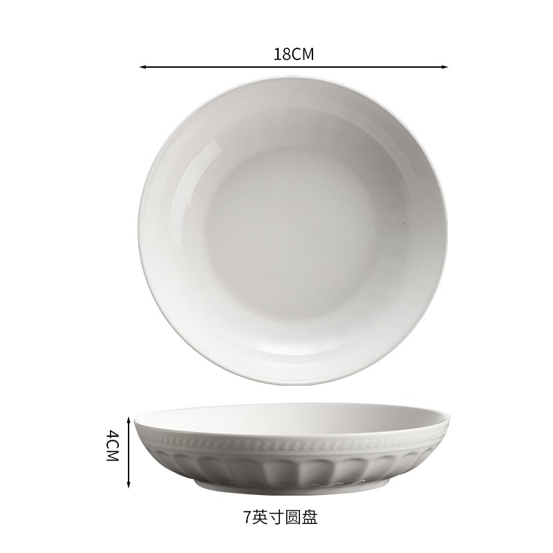 Ceramic tableware for home use, set for food, wholesale