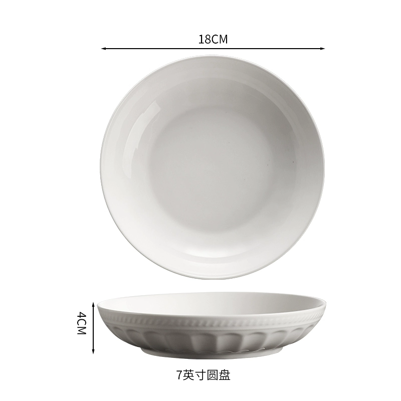 Ceramic tableware for home use, set for food, wholesale