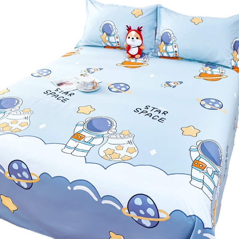 [Agradable para la piel y delicado] sábanas de algodón de dibujos animados para niños 1,2 cama individual 1,5 m 1,8 m edredón de dormitorio