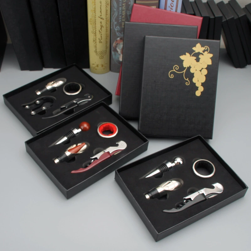 Bottle opener, set, wine dispenser, bottle stopper, (Cross-border trading)
