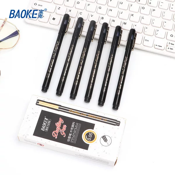 Baoke Needle Pen Advertising Design Drawing Pen Animation Engineering Drawing Pen Gouxie Pen Waterproof Sketch Pen
