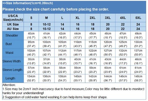 AliExpress Muslim Street Fashion Long-Sleeve Round Neck Print Elegant Loose Dress