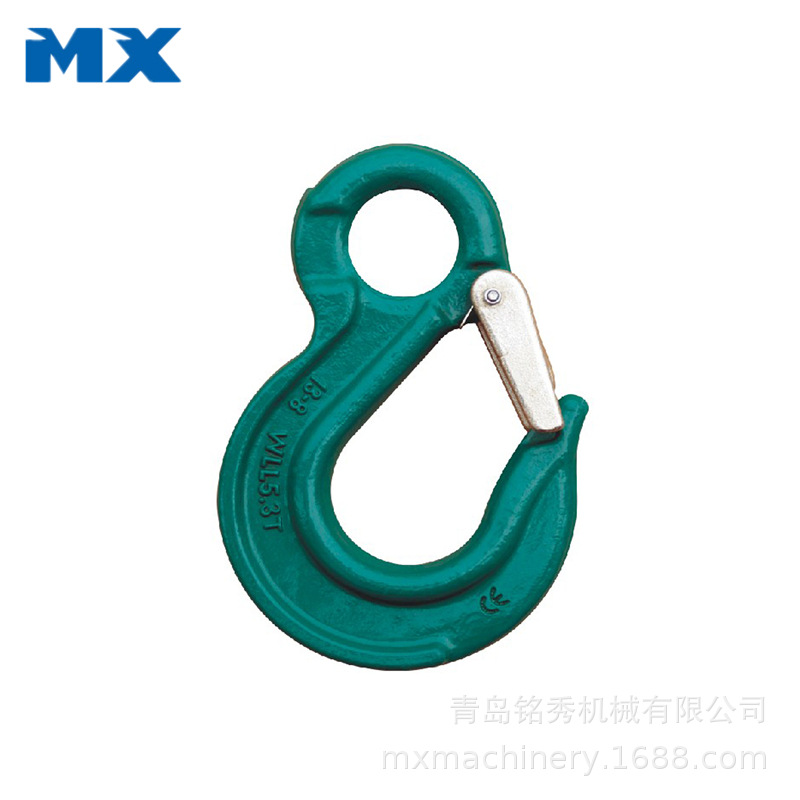 G80欧式眼型吊钩80级高强度合金钢起重吊钩眼型吊索货钩