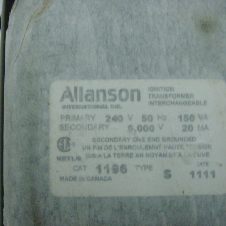 ALLANSON变压器1196