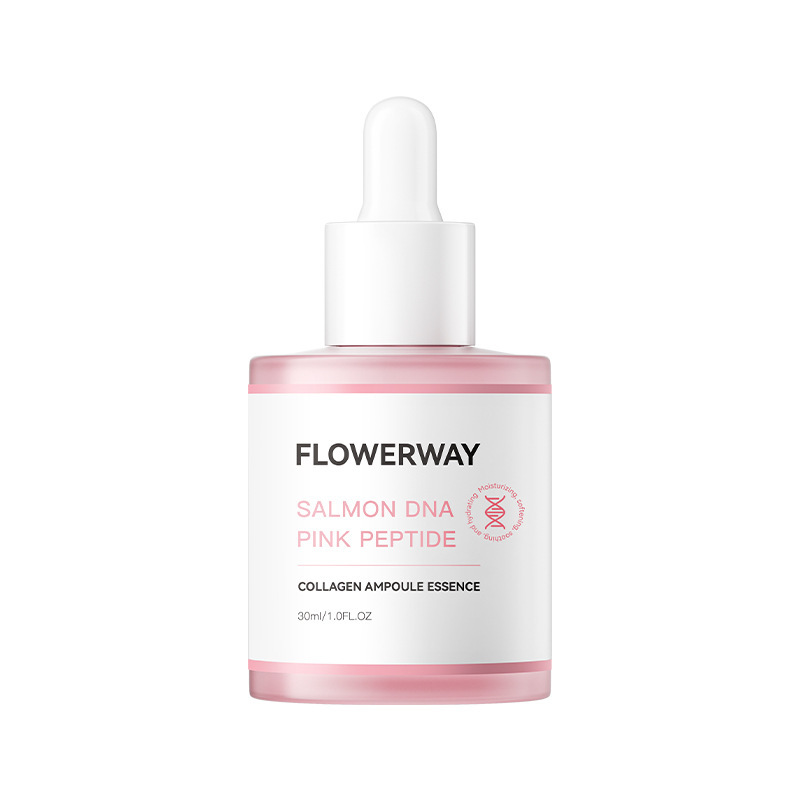 FLOWERWAY三文鱼DNA钠粉红肽胶原蛋白精华液柔润细腻补水精华液|undefined