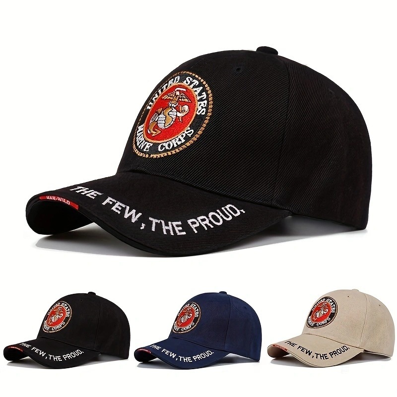 Marine Corps Commemorative Edition Baseball Cap Outdoor Military Camouflage Baseball Cap Navy Seal Embroidered Cap