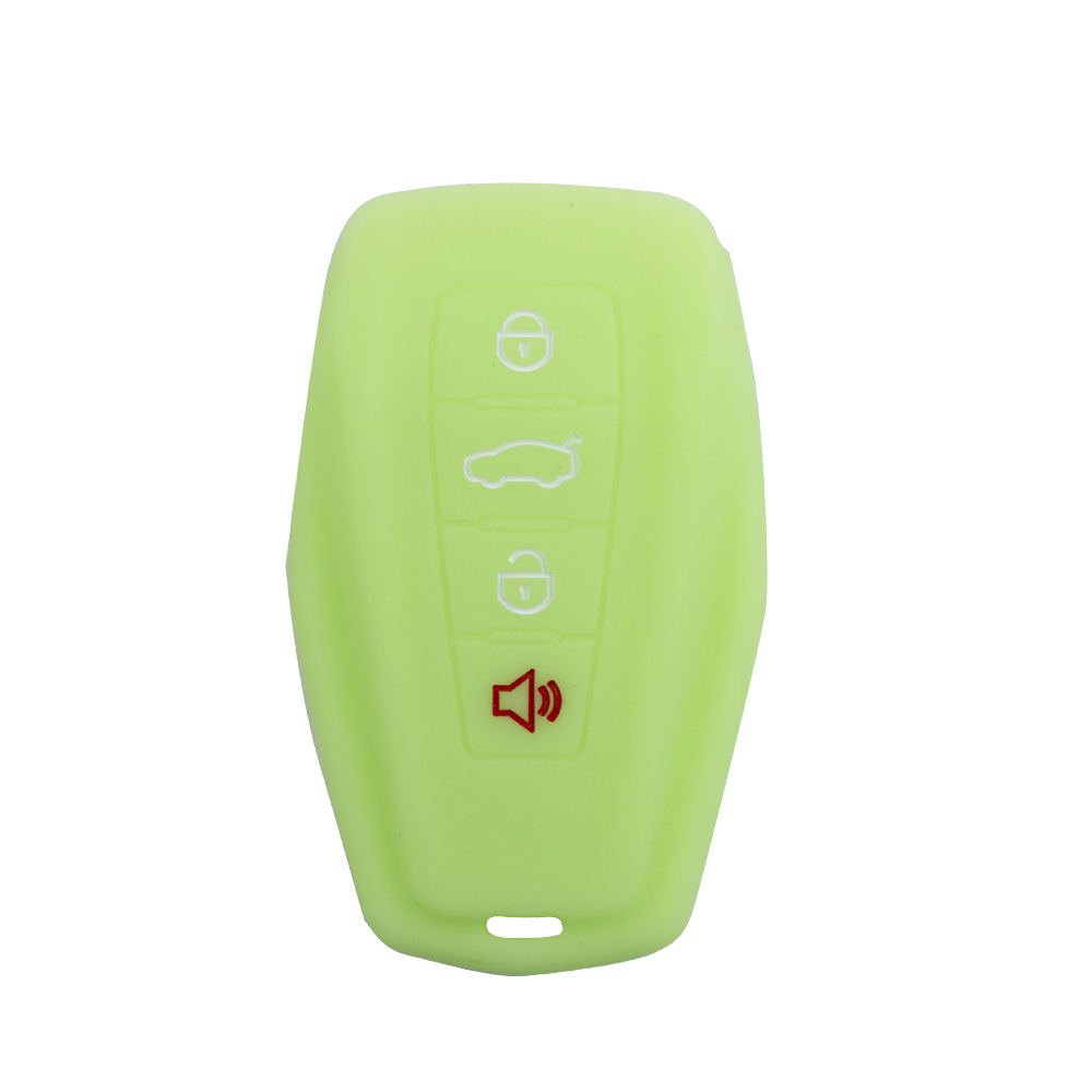 빛나는 녹색 자동차 검색 키