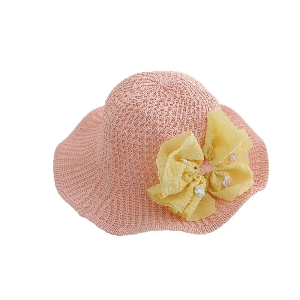 Sombrero para el sol para niños, sombrero grande para mujer, sombrero de paja con protección solar, sombrero de playa para niñas de verano, sombrero de sol para niñas de moda delgada