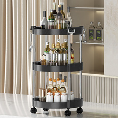 Kitchen Rotating Spice Rack, Corner Shelf, Specialty Multi-functional Multi-layer Home Storage Box Shelf