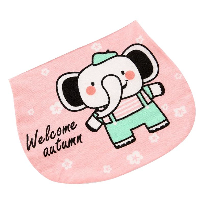 Детское марлевое полотенце для впитывания пота, четырехслойные 6-слойные впитывающие подушечки класса А из 6 слоев хлопка для спины, впитывающие подушечки с мультяшным рисунком для детского сада.