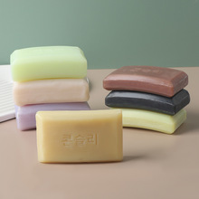韩国康斯利大香皂 火山泥去灰香皂 沐浴洗澡搓泥香皂供应emo定 制