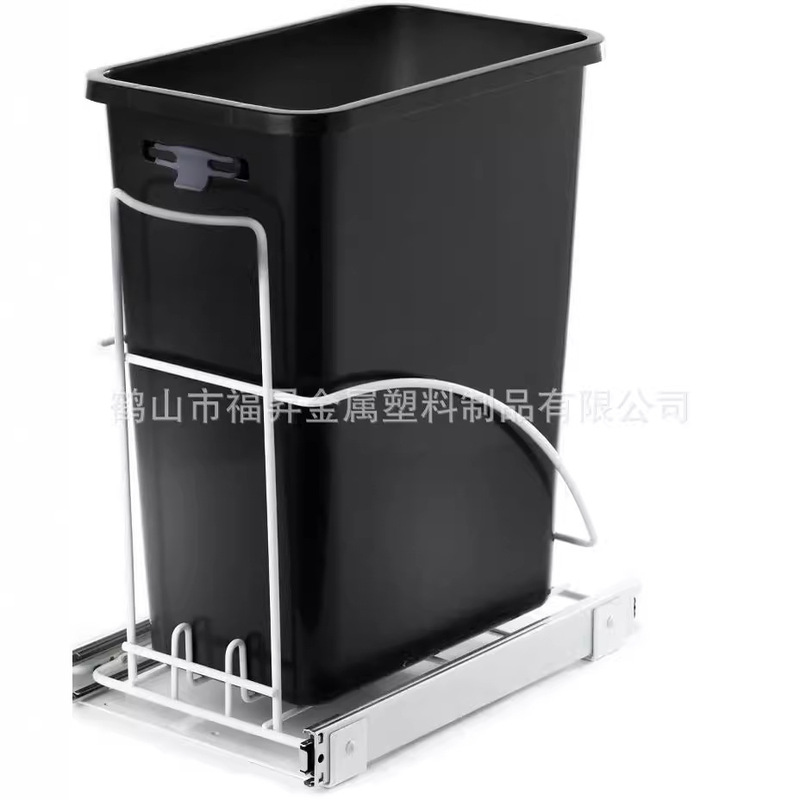 Kitchen Cabinet pull-out trash can rack take-out cabinet trash can slide rack kitchen sink rolling slide rack