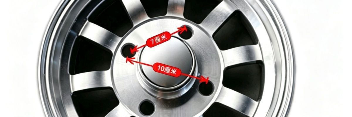 Original factory 10-inch brand new 10400 vacuum aluminum alloy rear wheel suitable for tricycles and quadricycles, thickened