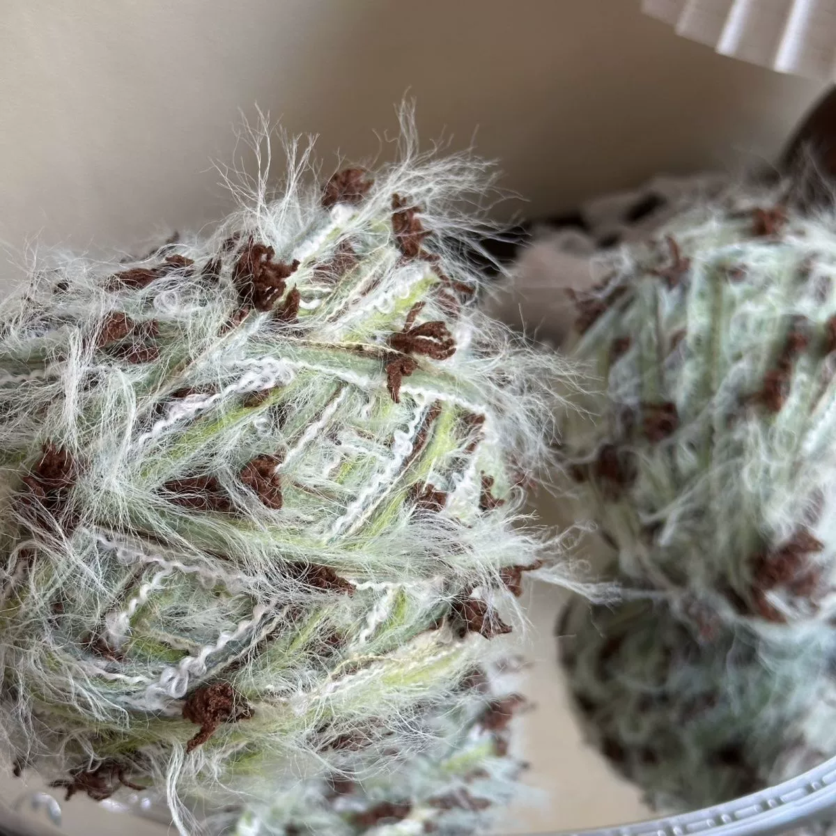 Пряжа, смешанная вручную [Matcha Raw Chocolate], специальная пряжа для вязания крючком сумок, шарфов, шапок, заколок для волос DIY Guka.