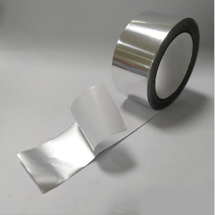 带衬纸铝箔胶带  有纸铝箔胶带 高粘自粘铝箔胶带 铝箔纸保温胶带