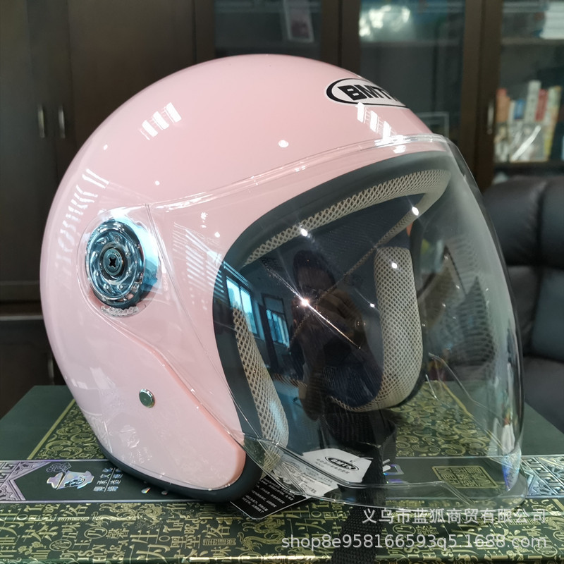 [Cross-border Foreign Trade] Helmet Electric Car Four Seasons Available Men's and Women's Winter Warm Half Helmets Adult Wind-proof Cap