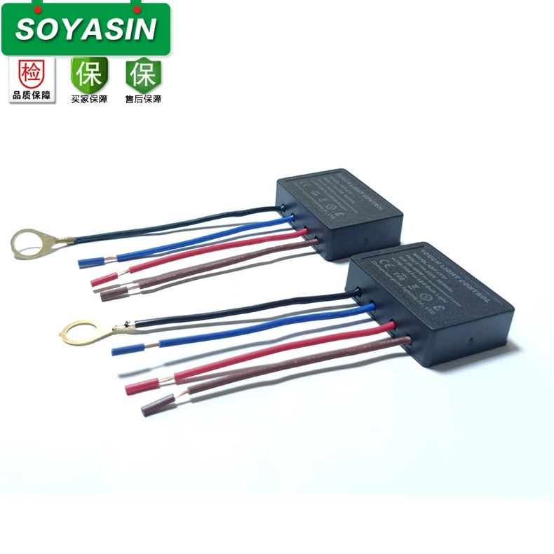 Светодиодная настольная лампа выключатель света сенсорный датчик выключатель сенсорное устройство 4-сегментный сенсорный выключатель затемнения