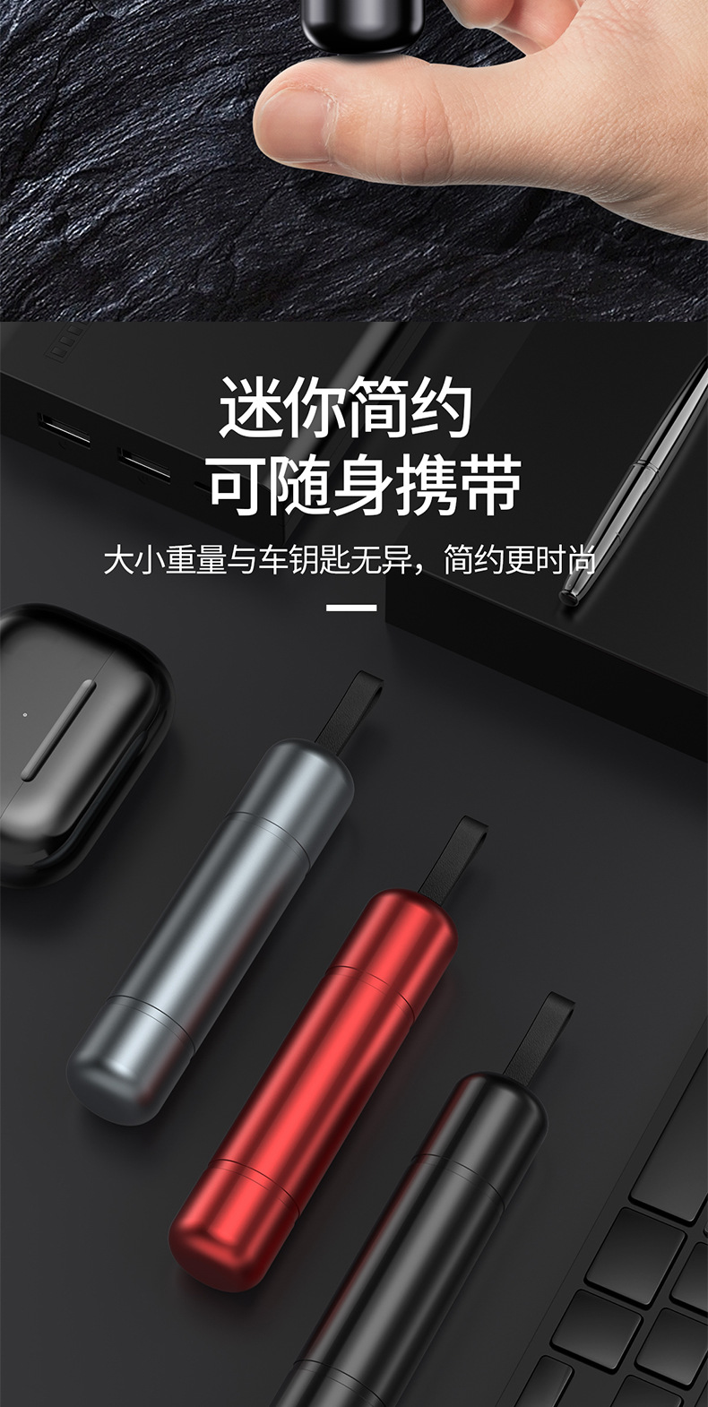 Multifunctional car safety hammer window breaking cutting safety belt tungsten steel firing pin one second window breaking escape car window breaking device