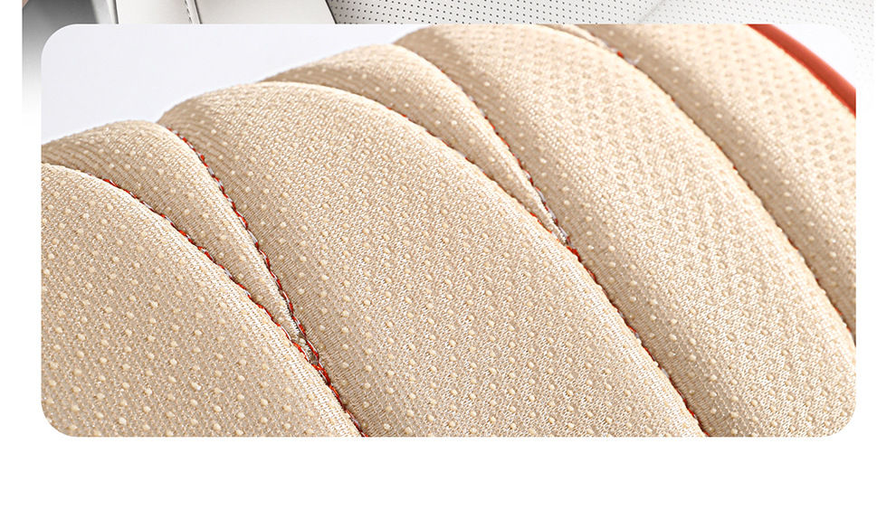 Foreign Trade Amazon Aliexpress New Seaweed Fiber Car Seat Cushion Four-Season Breathable Small Three-Piece Seat Cushion Wholesale