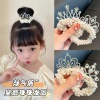 Children's tiara for princess, hair rope from pearl