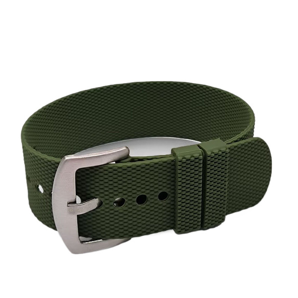Silicone watch strap