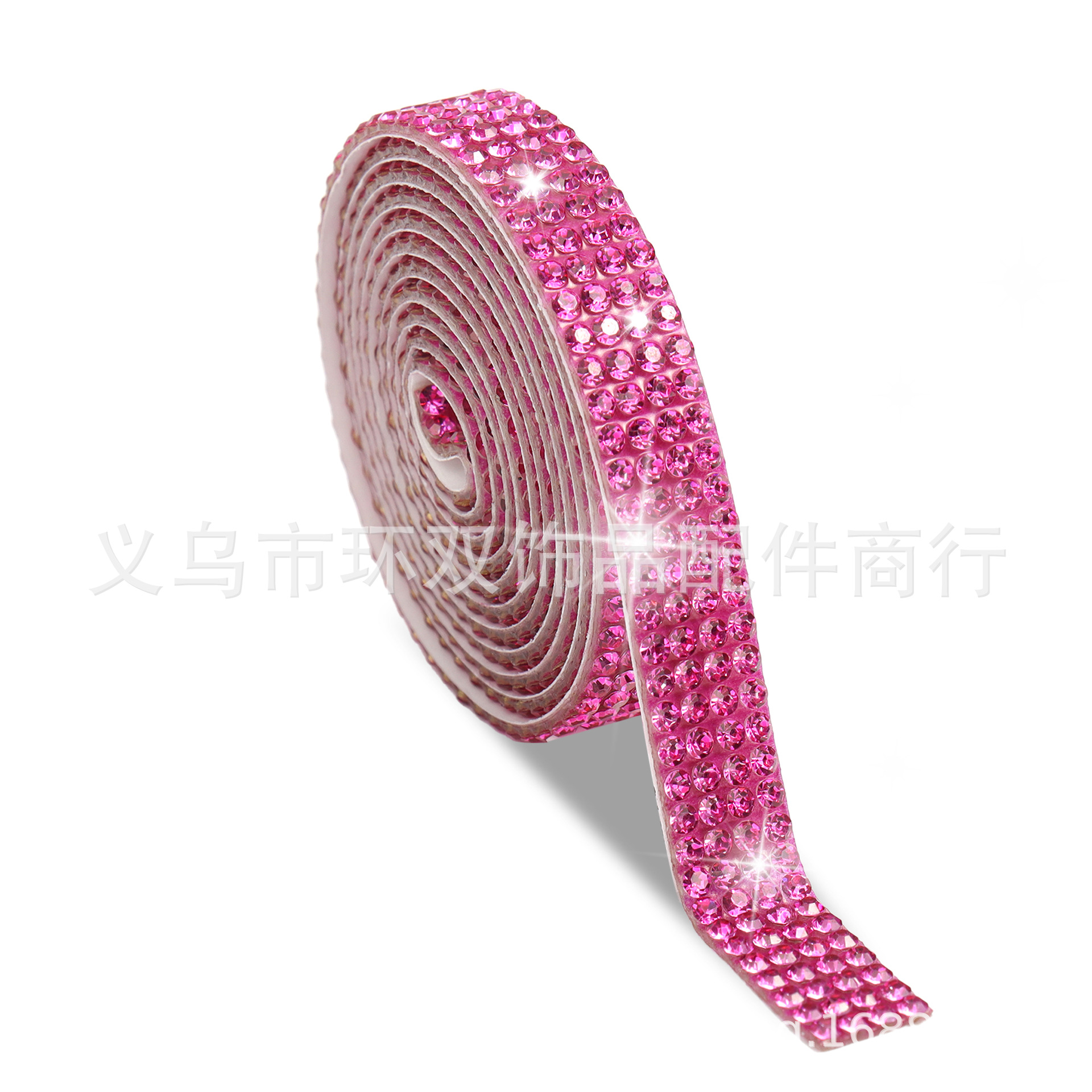 Código adhesivo de diamante de cristal, tira de diamantes de imitación, pegatinas de diamantes de flash autoadhesivas, accesorios de joyería, cinta de perforación autoadhesiva de bricolaje, accesorios de vestir image 5