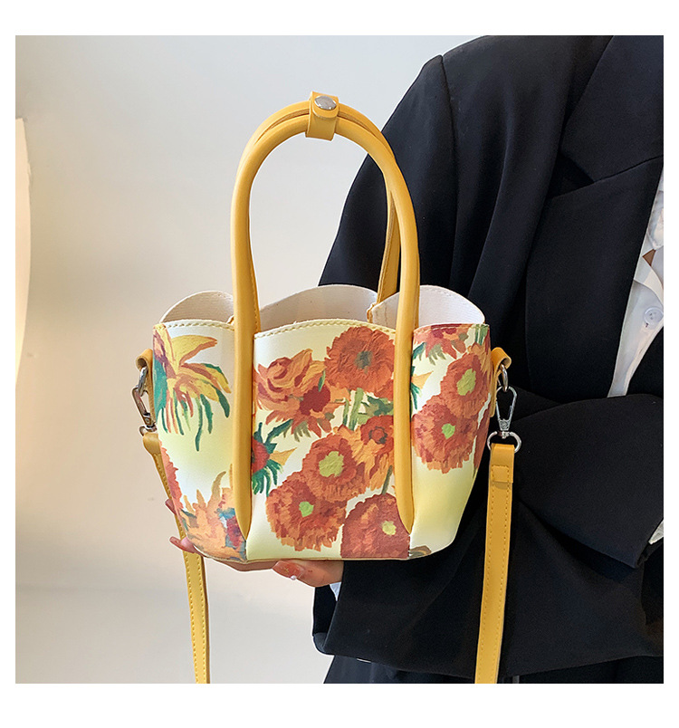 Mujeres Cuero Sintético Fruta Floral Moda Bolso Bandolera display picture 3