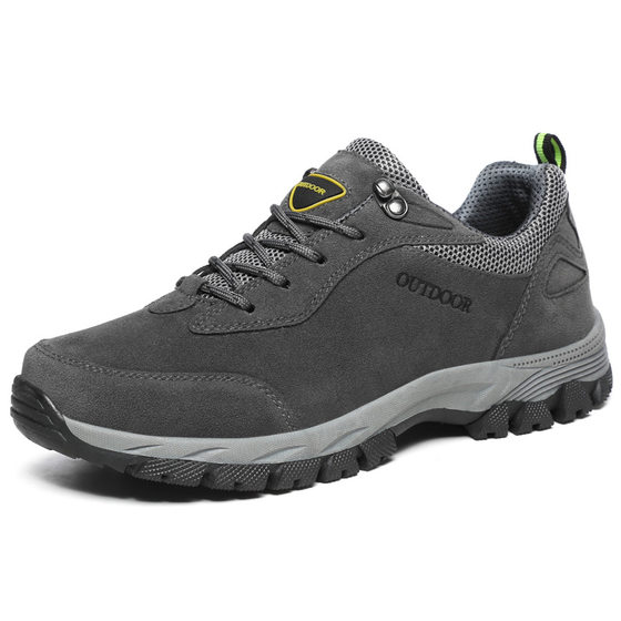 Autumn suede outdoor sports shoes men's foreign trade cross-border large size hiking shoes hiking shoes waterproof labor protection shoes wholesale